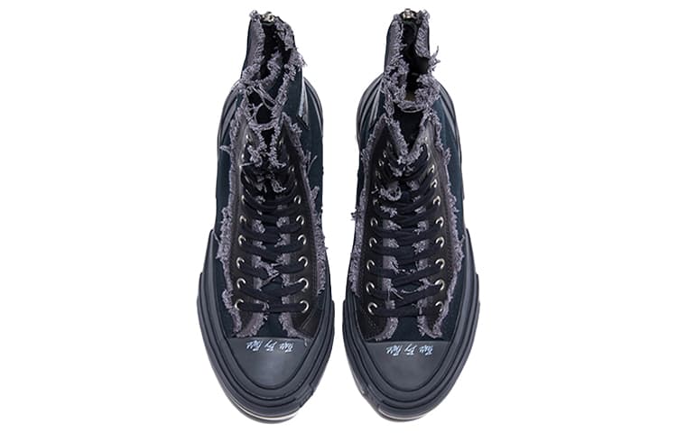 Кеды Yohji Yamamoto x xVESSEL G.O.P. Highs Black - изображение 4