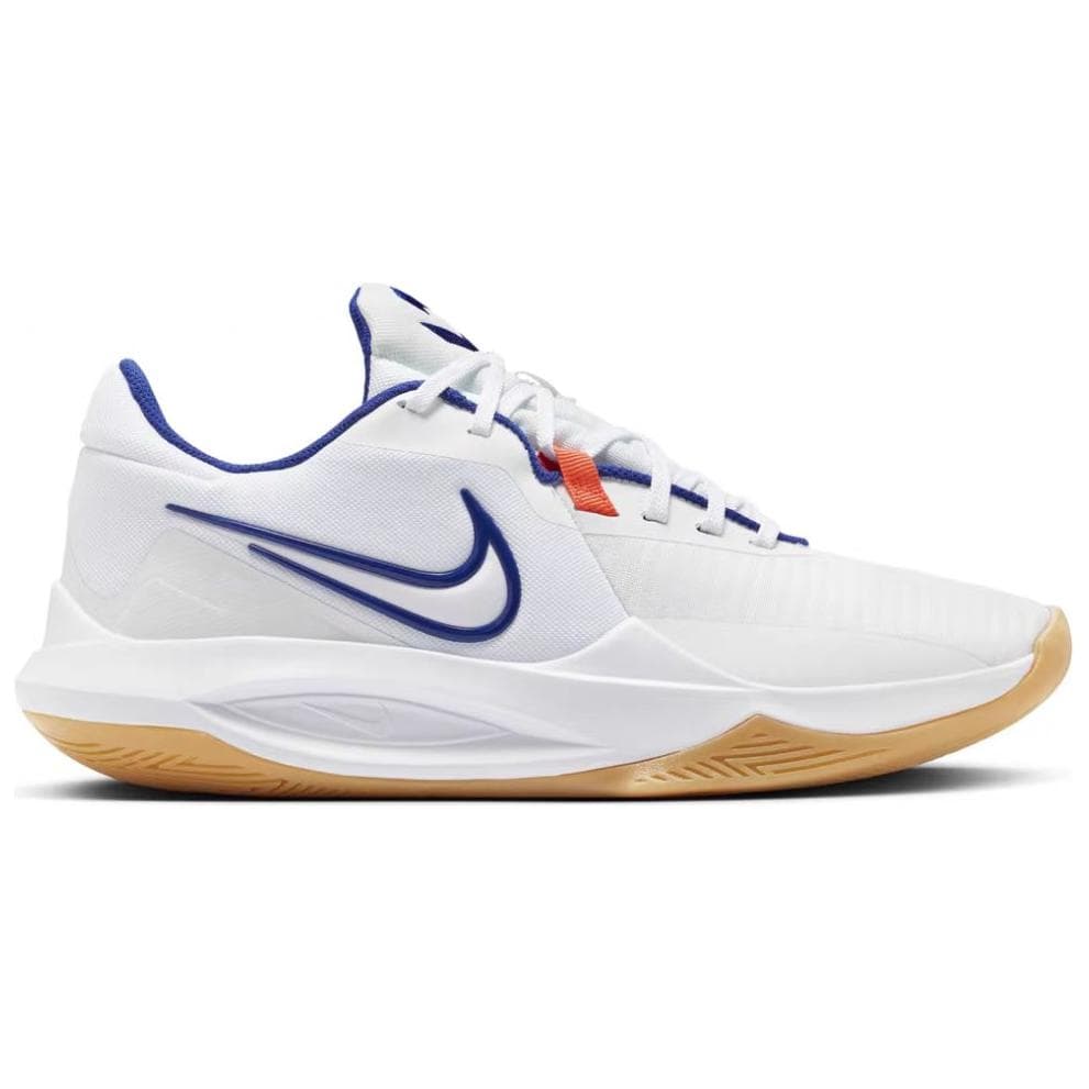 Кроссовки для баскетбола Nike Precision 6 Ткань Низкие Баскетбольные Кроссовки Мужские Белые - изображение 2