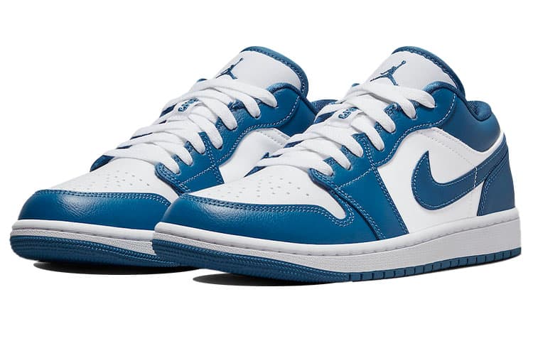 Ретро баскетбольные кроссовки Jordan Air Jordan 1 Low "Marina Blue" — фото 3