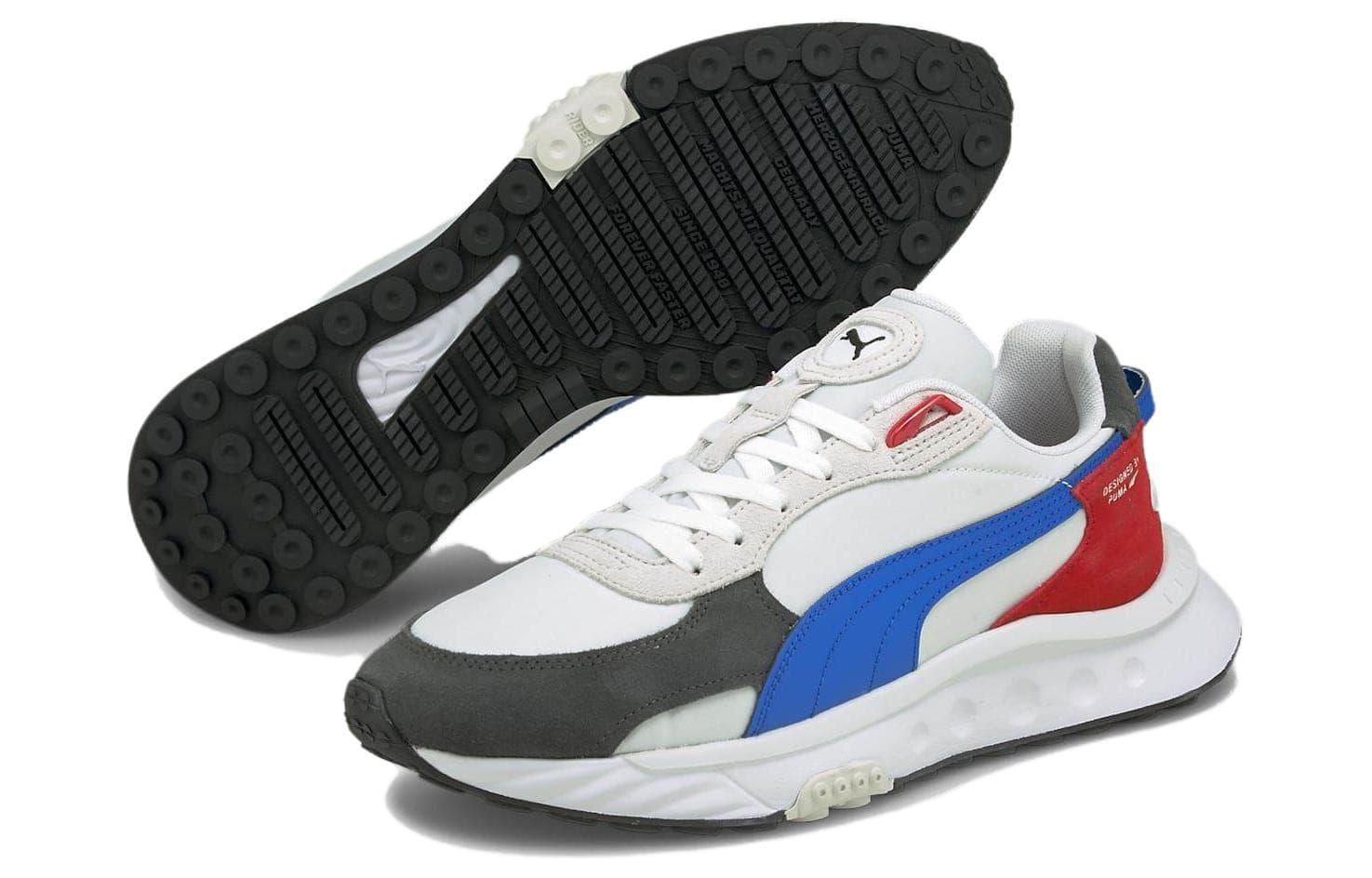 Кроссовки для спортзала PUMA Wild Rider Rollin White Blue - изображение 4