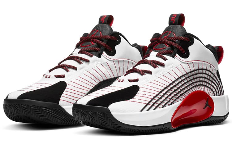 Кроссовки для баскетбола Jordan Jumpman 2021 PF White Red Black - изображение 3