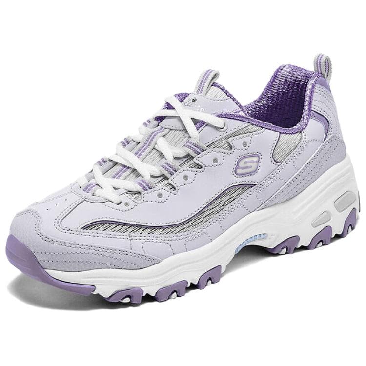 Кроссовки Skechers D'Lites 1,0 Low Топ Массивные кроссовки Женские Светло-фиолетовый - изображение 3