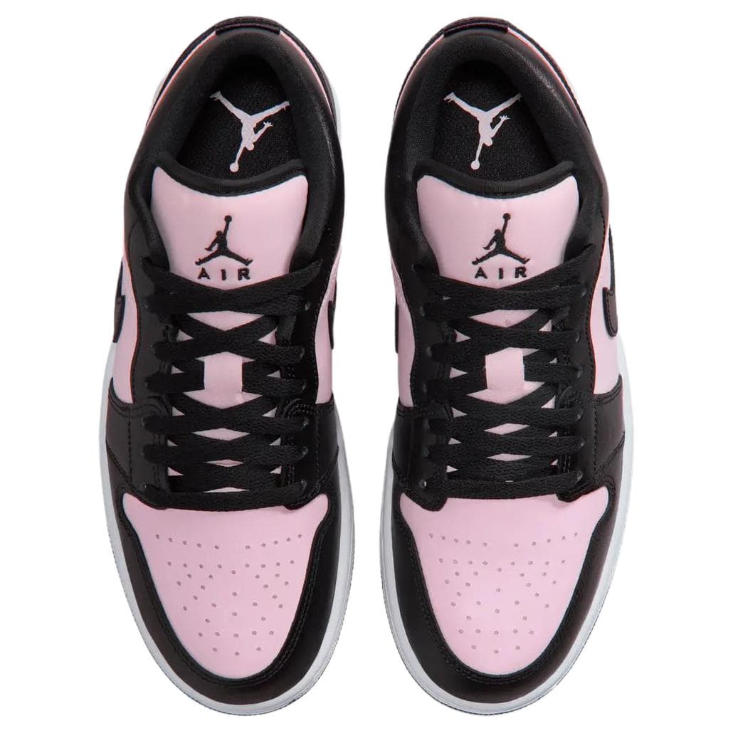 Ретро баскетбольные кроссовки Jordan Air Jordan 1 Дышащие Низкие Кроссовки для Баскетбола Винтажные Женские Черные Розовые - изображение 4