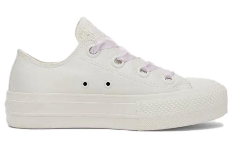 Кеды Converse All Star Lift Универсальный износостойкий дышащий Лоу-топы Кеды Женский Белый - изображение 2