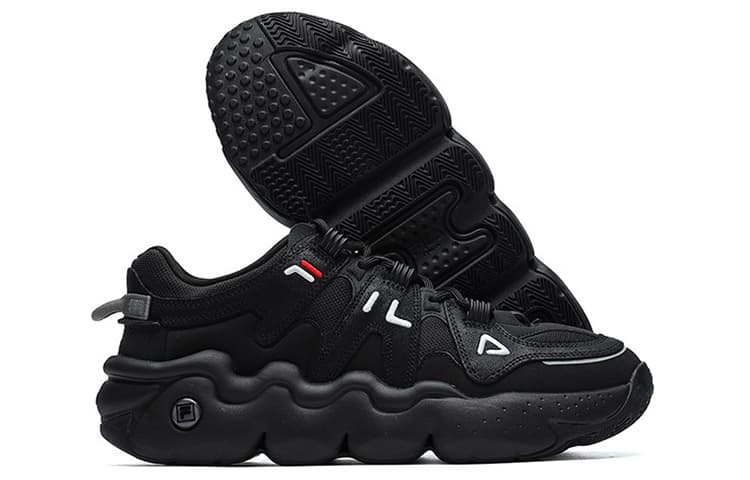Ретро баскетбольные кроссовки FILA Barricade 2 Low Black - изображение 5