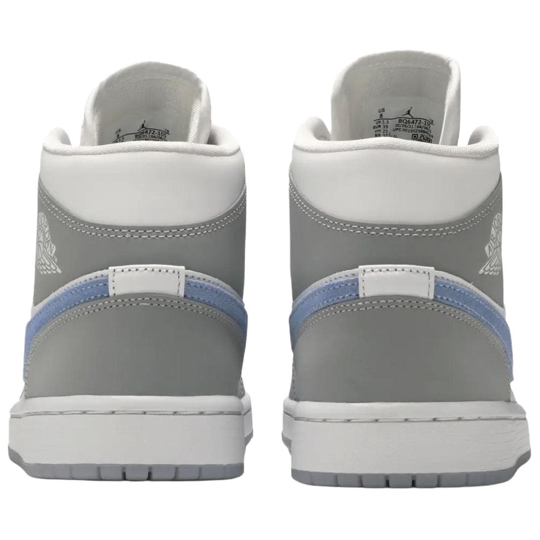 Ретро баскетбольные кроссовки Jordan Air Jordan 1 Mid "Wolf Grey" - изображение 4