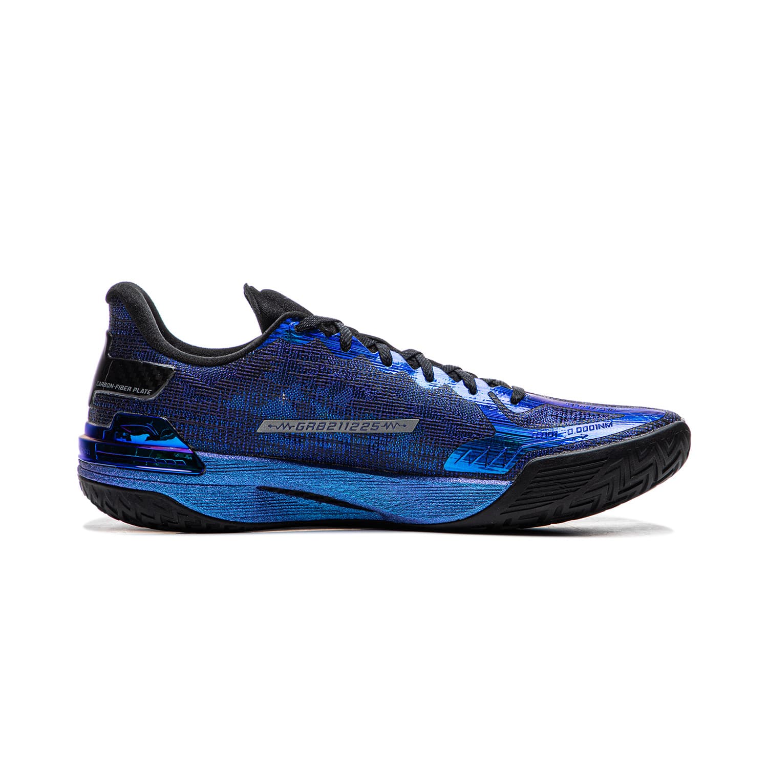 Кроссовки для баскетбола Li-Ning Гамма Синие слезы Карбоновая сердцевинная технология Карбон-пена единая Стабильный Лоу-топы Баскетбольные кроссовки Мужской Синий - изображение 2