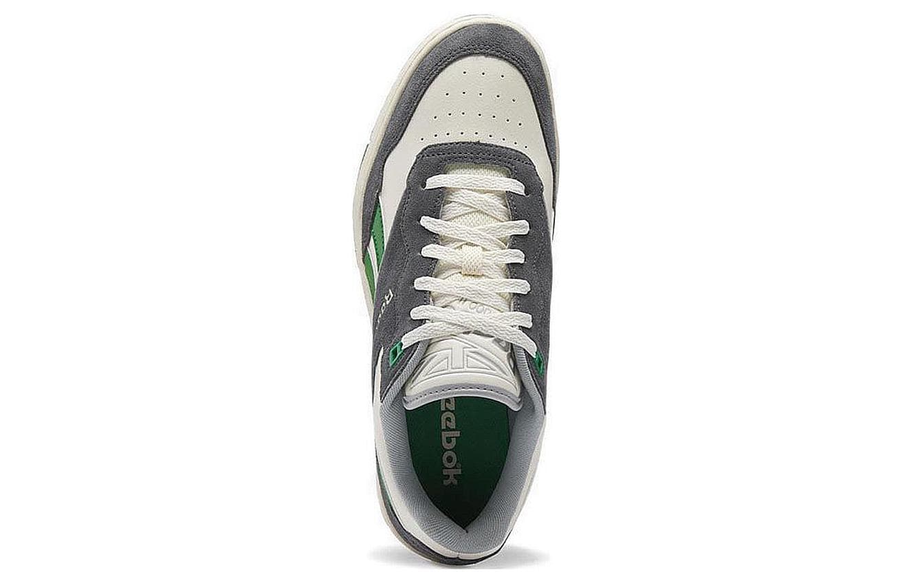 Ретро баскетбольные кроссовки Reebok BB 4000 Grey White Green - изображение 4
