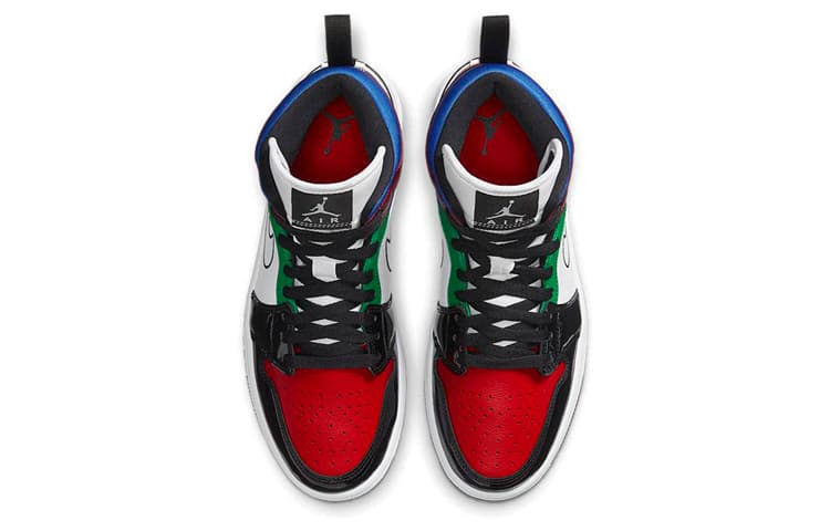 Ретро баскетбольные кроссовки Jordan Air Jordan 1 Mid SE "Multicolor" - изображение 4