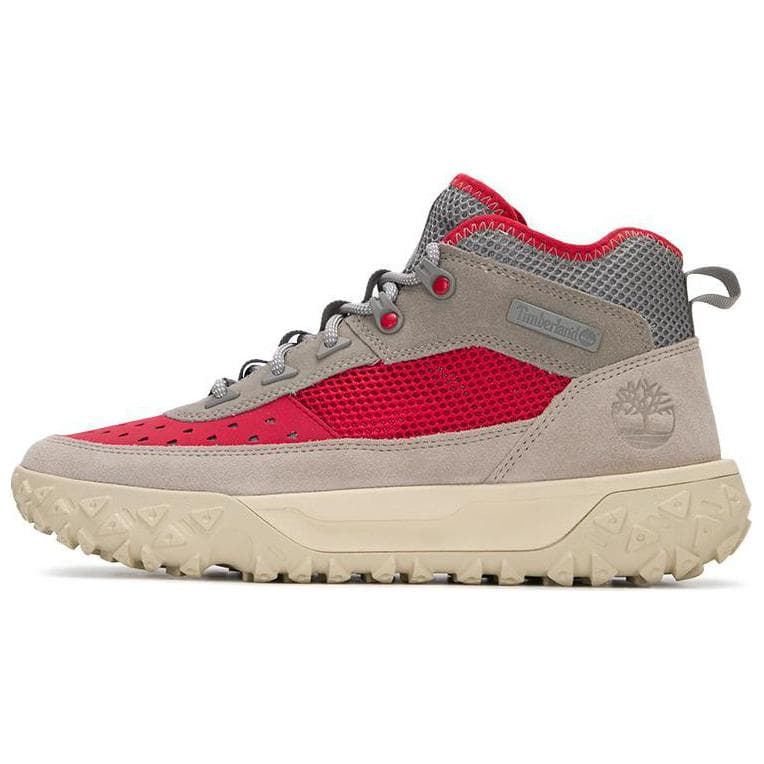 Кроссовки Timberland Greenstride Motion Амортизация Легкий MID Топ Походная обувь Мужская Серый Красный - изображение 1