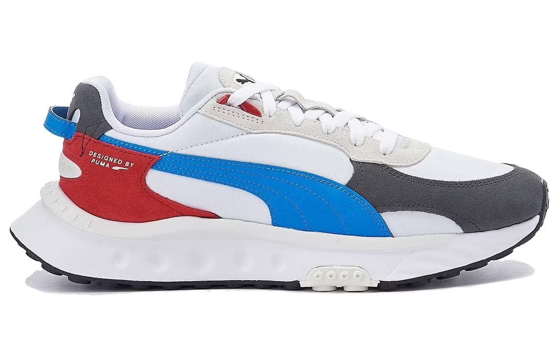 Кроссовки для спортзала PUMA Wild Rider Rollin White Blue - изображение 2