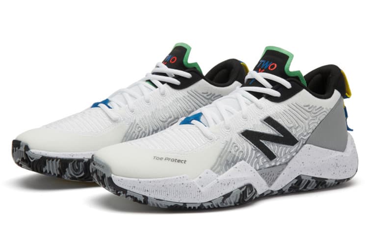 Ретро баскетбольные кроссовки New Balance 2WXY 1 Low White Grey - изображение 2