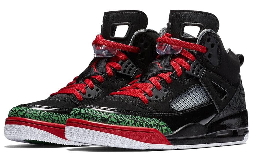 Ретро баскетбольные кроссовки Jordan Spizike Black Varsity Red - изображение 4