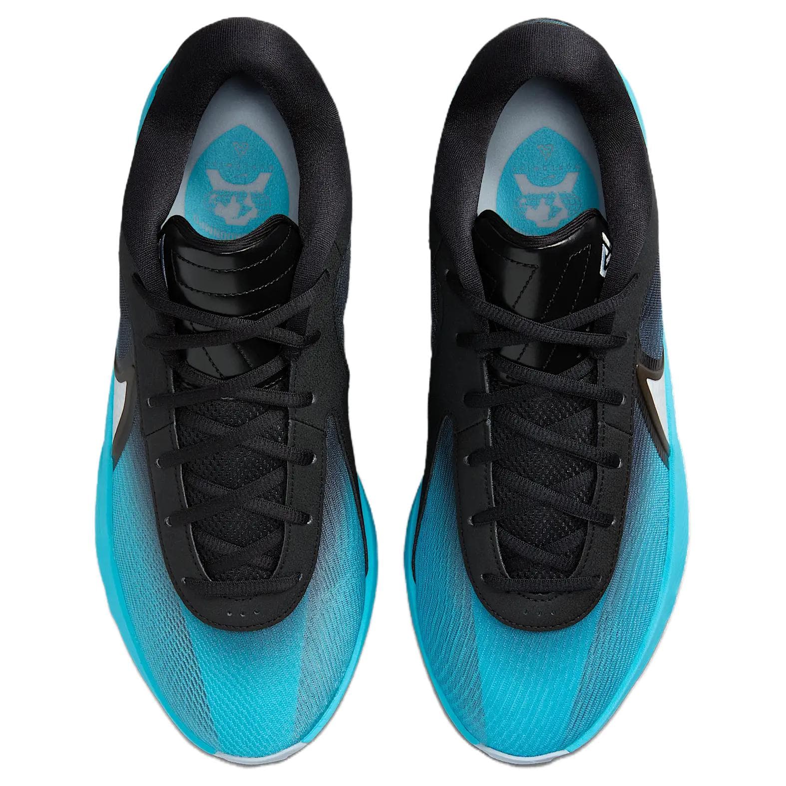 Кроссовки для баскетбола Nike Giannis Freak 6 Противоскользящие Устойчивые к истиранию Низкие Баскетбольные кроссовки Унисекс Синий Черный - изображение 3