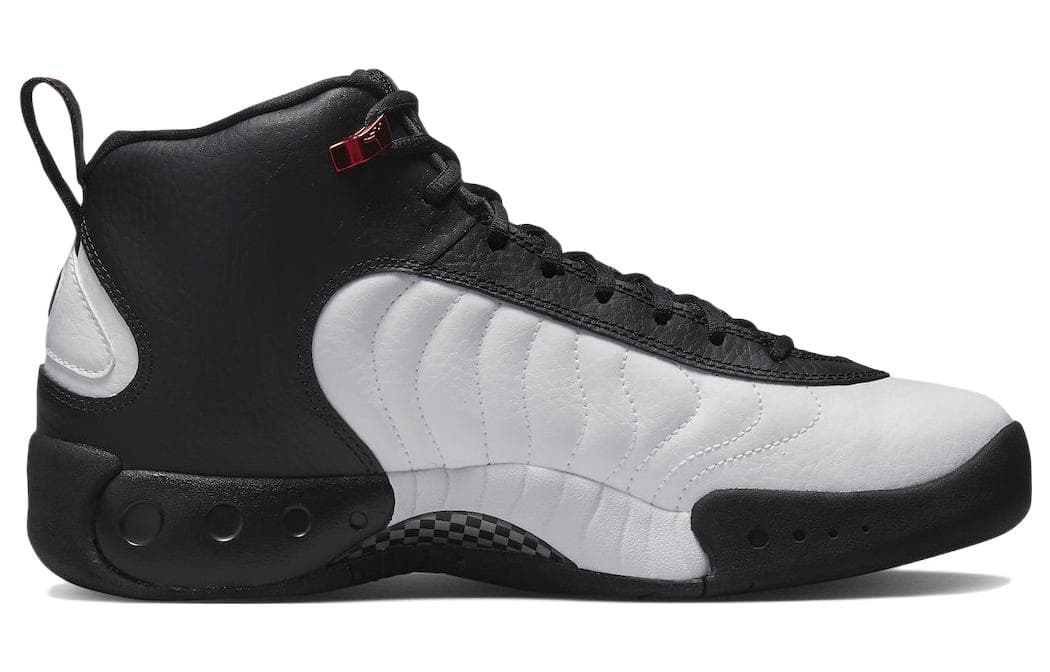 Ретро баскетбольные кроссовки Jordan Jumpman Pro Mid Black White Red - изображение 2