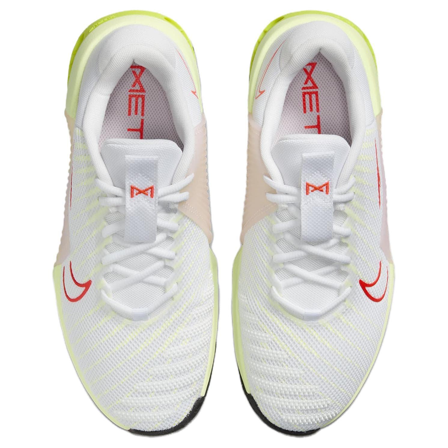 Кроссовки для спортзала Nike Metcon 9 Удобные противоскользящие низкие кроссовки для тренировок женские белые зеленые - изображение 3