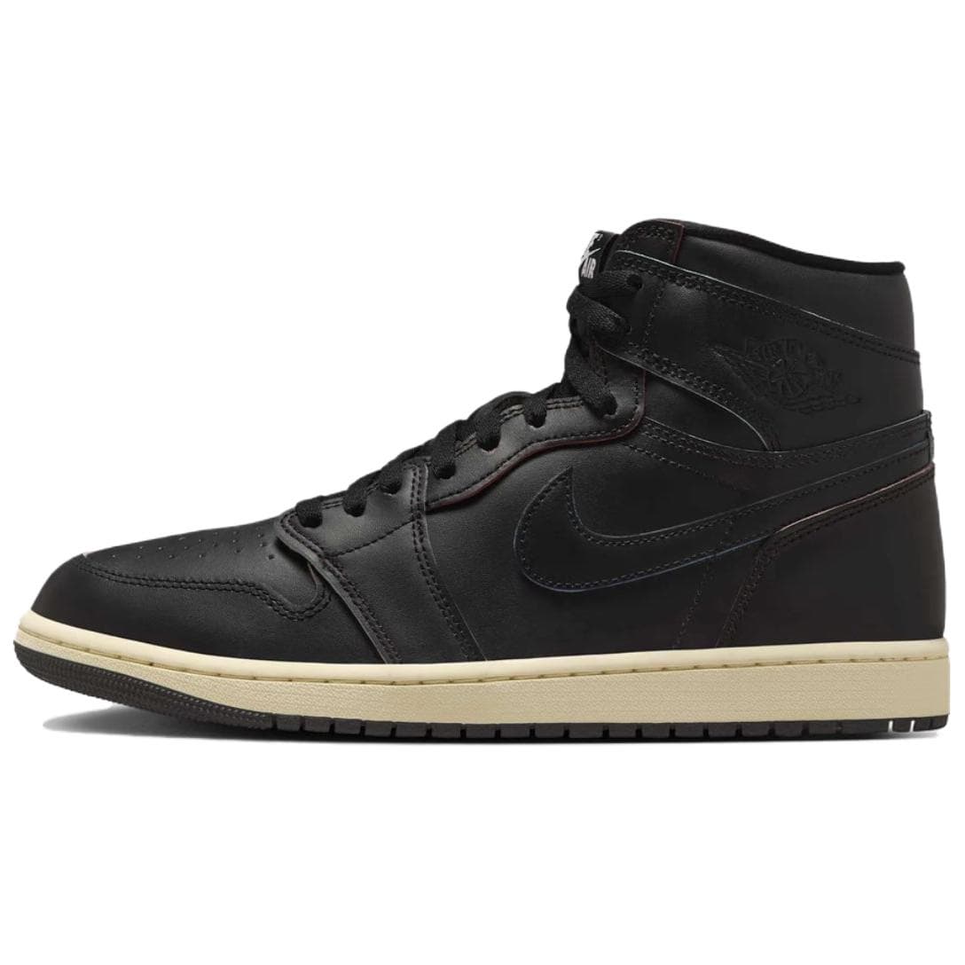 Ретро баскетбольные кроссовки Jordan Air Jordan 1 High Топ Ретро-баскетбольные кроссовки Мужской Черный Азиатский Версия - изображение 1