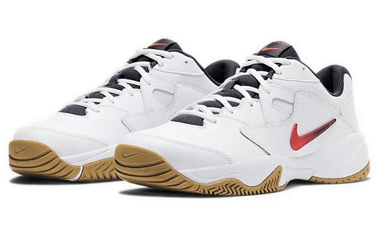 Кроссовки для тенниса Nike Court Lite 2 White Red - изображение 3