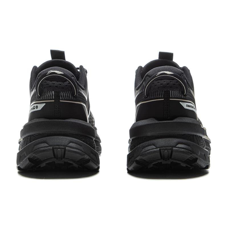 Кроссовки Li NING Outdoor CounterFlow Xingchuan ТПУ (TPU) Дышащий Low Топ Походная обувь Унисекс Черный - изображение 5