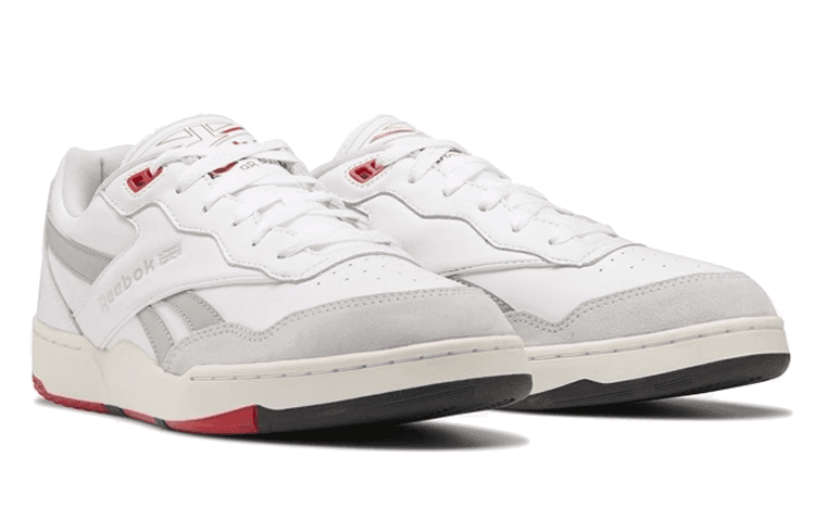 Ретро баскетбольные кроссовки Reebok BB 4000 2 White Grey - изображение 2