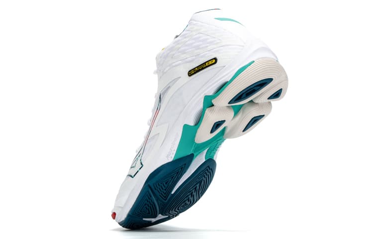 Кроссовки Mizuno Wave Lightning Z7 Mid White Blue - изображение 3