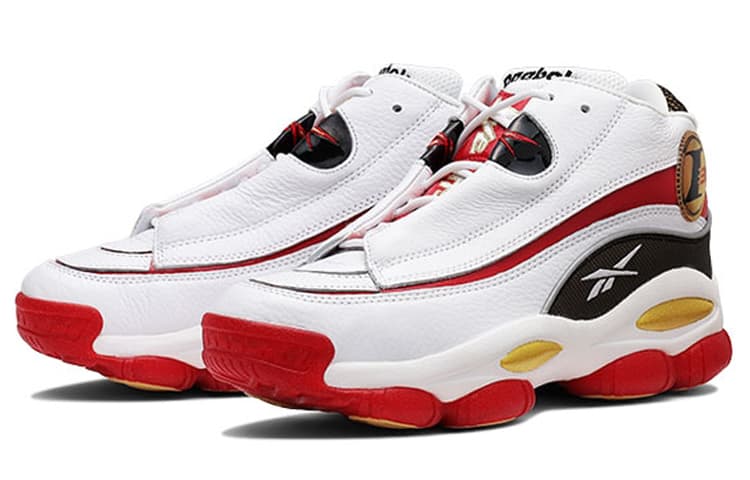 Ретро баскетбольные кроссовки Reebok Answer Retro Low White Red - изображение 2
