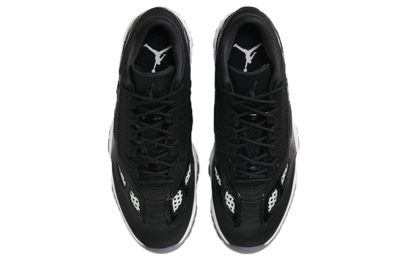 Ретро баскетбольные кроссовки Jordan Air Jordan 11 Low IE Black White - изображение 4