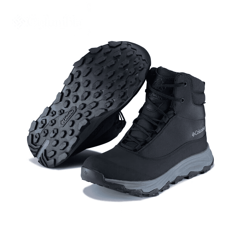 Ботинки зимние Columbia Outdoor Life На Открытом Воздухе Износостойкие Противоскользящие Удобные Модные Короткие Сноубутсы Мужские - изображение 4