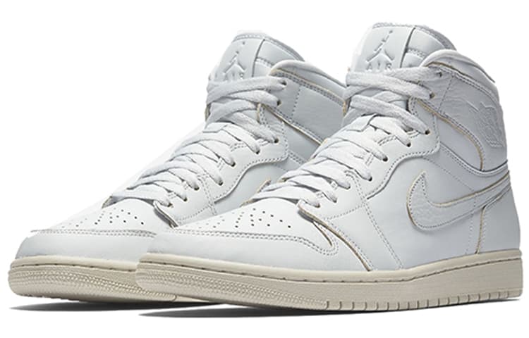 Ретро баскетбольные кроссовки Jordan Air Jordan 1 Retro High Premium White - изображение 3
