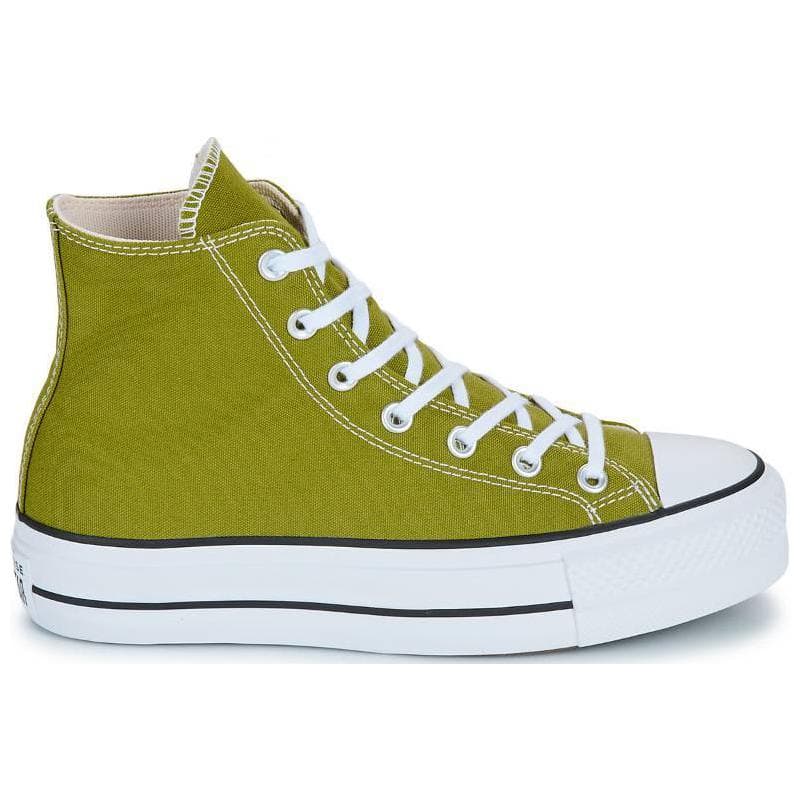 Кеды Converse Chuck Taylor All Star Lift Устойчивые к истиранию высокие кеды женские зеленые - изображение 2