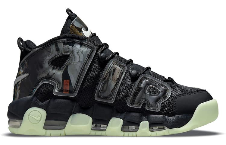 Кроссовки для баскетбола Nike Air More Uptempo 96 "Utagawa Kuniyoshi" Black Green - изображение 2