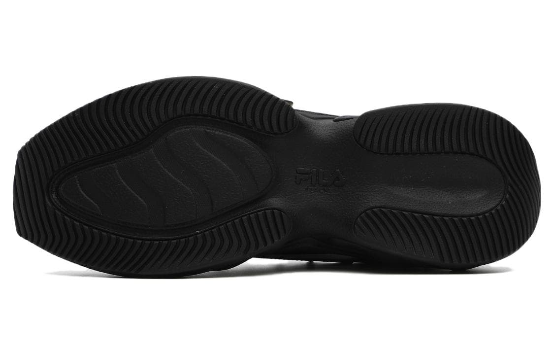 Кроссовки FILA FUSION Текстиль Синтетическая кожа ТПУ (TPU) Устойчивый к истиранию Низкий топ Массивные кроссовки Мужские Черные - изображение 5
