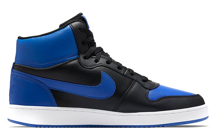 Кроссовки для баскетбола Nike Ebernon Mid Black White Blue - изображение 2