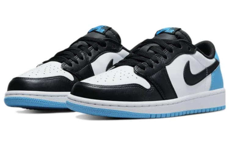 Ретро баскетбольные кроссовки Jordan Air Jordan 1 OG "Black Blue Toe" — фото 3