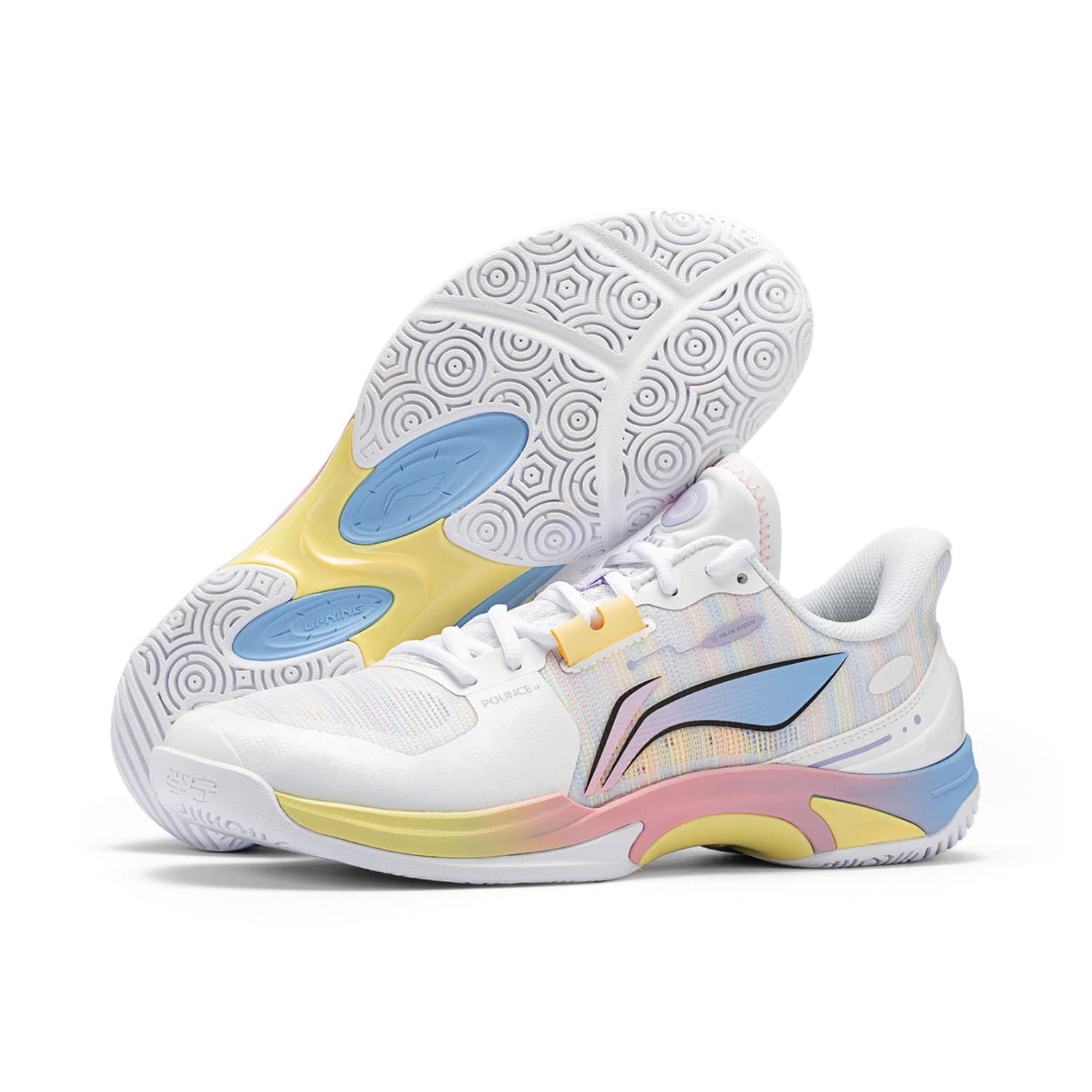 Кроссовки для бадминтона Li NING Hunting II Low Топ Кроссовки для бадминтона Унисекс Стандартный белый - изображение 5