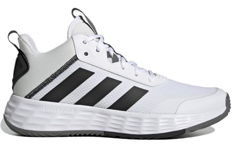 Кроссовки для баскетбола adidas OwnTheGame White Black - изображение 2