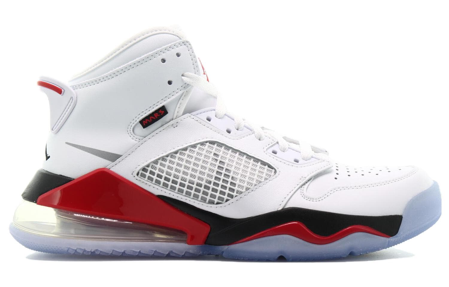 Ретро баскетбольные кроссовки Jordan Mars 270 White Red - изображение 2