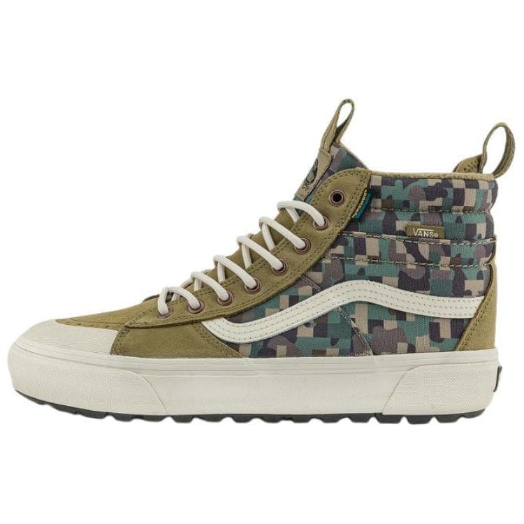Кроссовки Vans Mte SK8 HI Удобная обувь с высоким верхом для альпинистских приключений унисекс зеленый коричневый - изображение 1