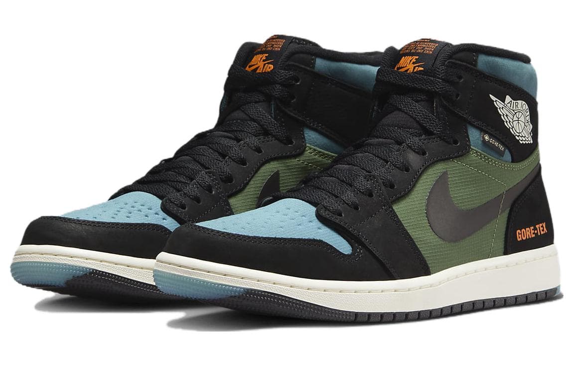 Ретро баскетбольные кроссовки Jordan Air Jordan 1 Element "Black Olive" - изображение 3