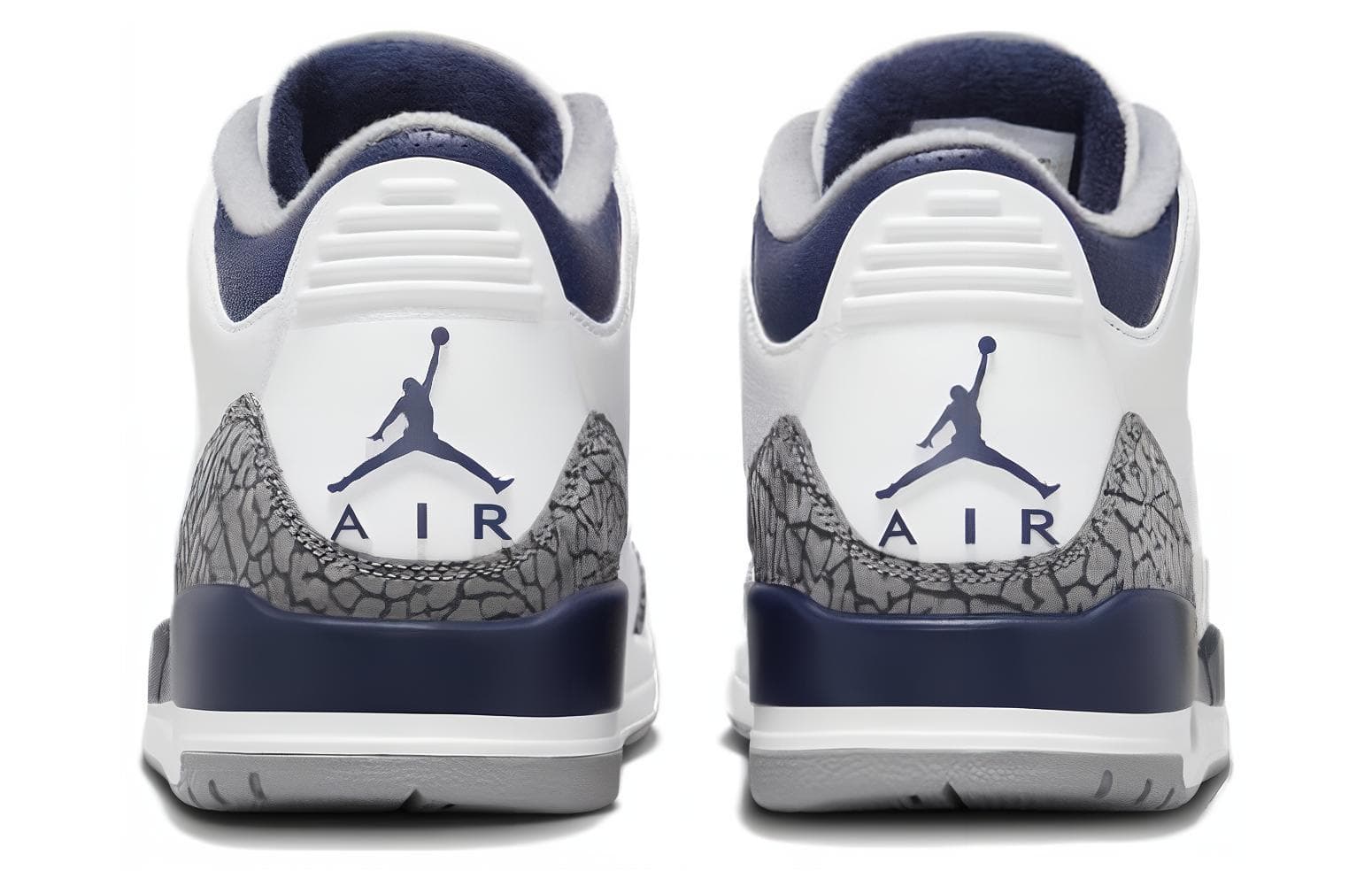 Ретро баскетбольные кроссовки Jordan Air Jordan 3 "Midnight Navy" - изображение 5