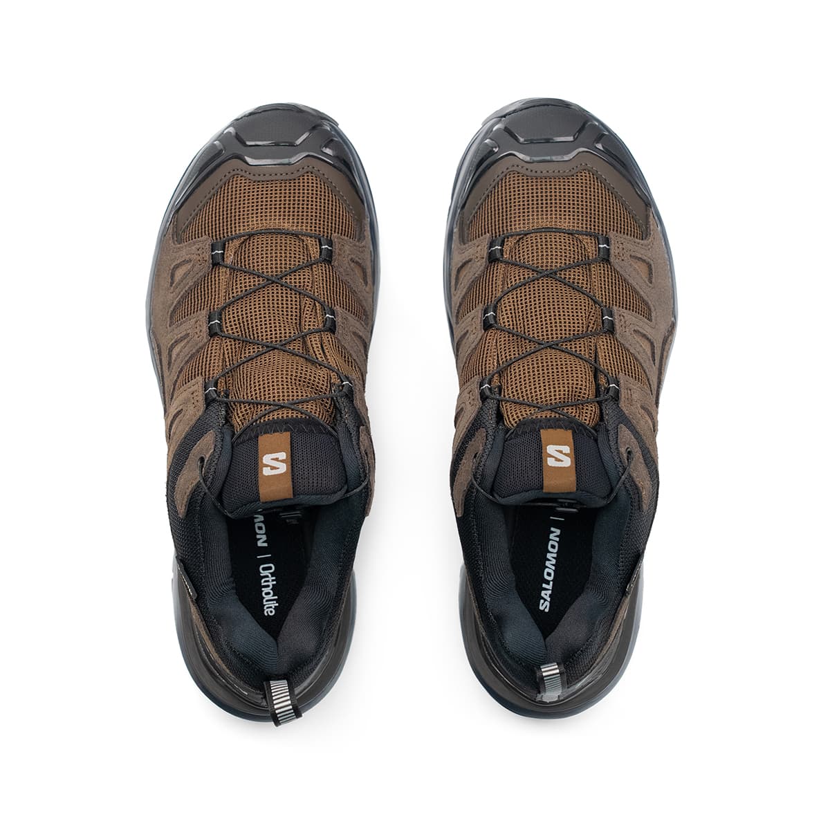 Кроссовки Salomon X ULTRA 360 Дышащий Водонепроницаемый Лоу-топы Походная обувь Мужской Темно-кофейный - изображение 4