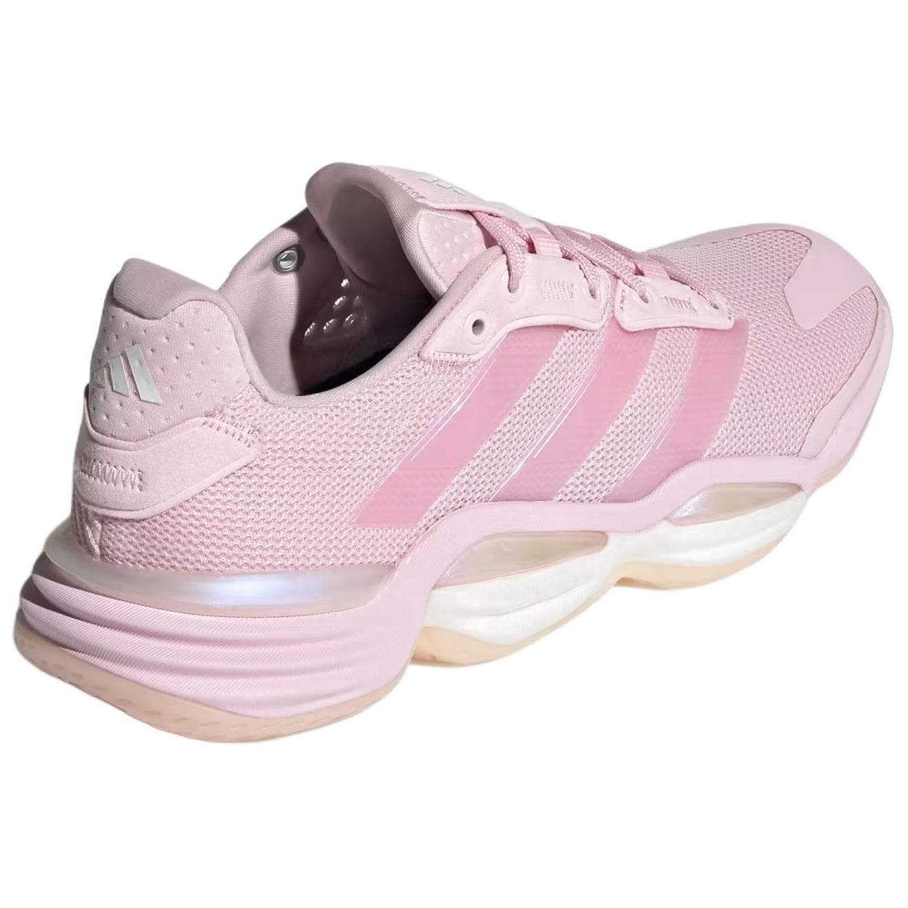 Кроссовки для спортзала Adidas STABIL 16 противоскользящие устойчивые к истиранию низкие кроссовки для тренировок женские розовые - изображение 4