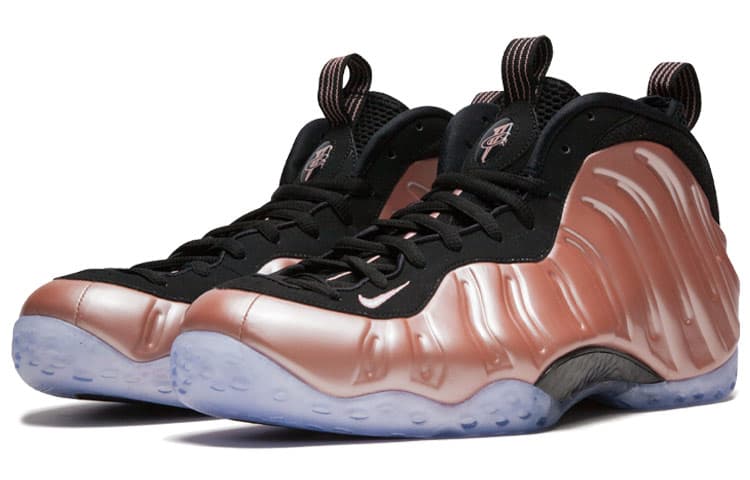 Ретро баскетбольные кроссовки Nike Foamposite One Rust Pink - изображение 3