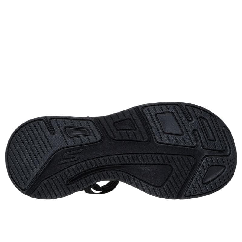 Шлёпанцы Skechers Max Cushioning One Шнуровка Сандалии Женские Черные - изображение 6