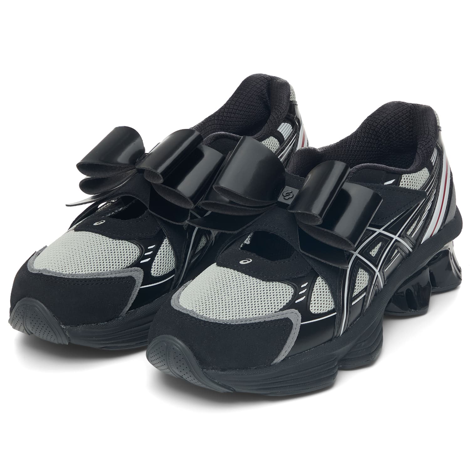 SHUSHU TONG x ASICS Gel Kinetic FLUENT Платформа Туфли Мэри Джейн Женские Черные - изображение 3