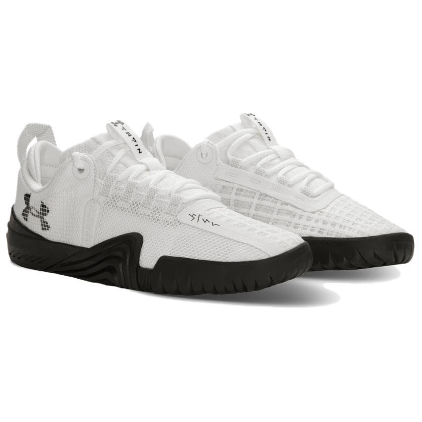 Кроссовки для спортзала Under Armour Reign 6 Поддержка Тренировочные Кроссовки Мужские Белые - изображение 3