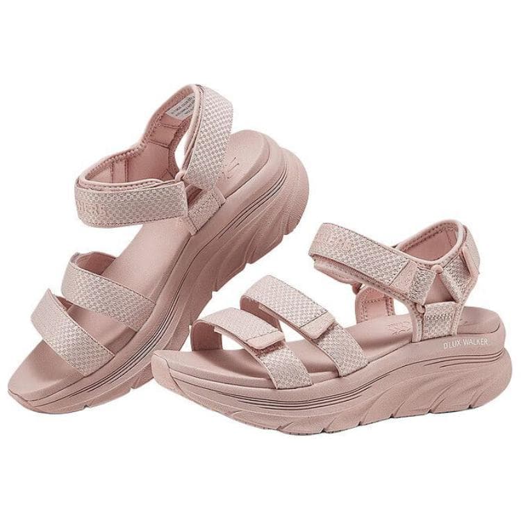 Шлёпанцы Skechers Modern Comfort One Шнуровые Сандалии Женские Нежно-Розовые - изображение 3