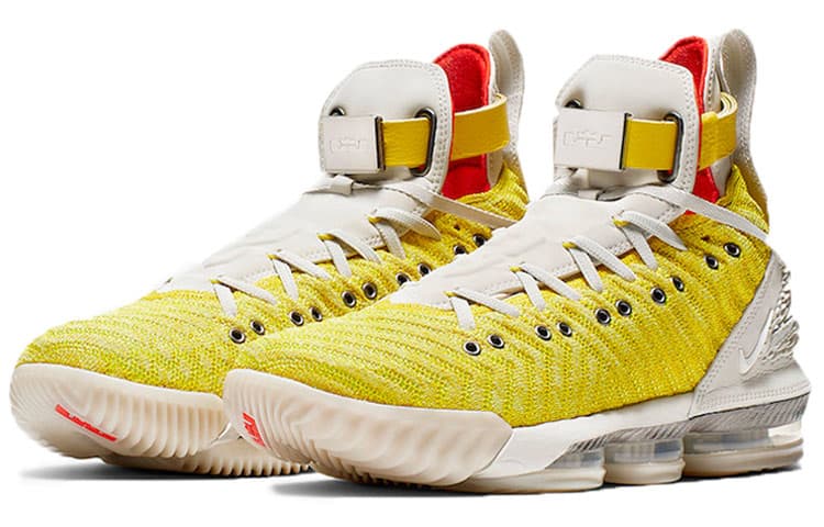 Кроссовки для баскетбола Nike Lebron 16 HFR Harlem Stage Bright Citron - изображение 3