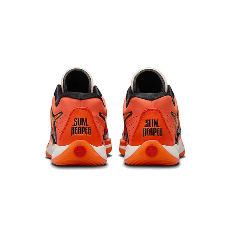 Кроссовки для баскетбола Nike KD 17 Противоскользящие Устойчивые к износу Низкие Баскетбольные кроссовки Мужские Оранжевые - изображение 4