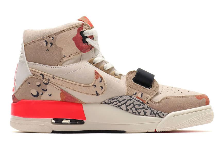 Ретро баскетбольные кроссовки Jordan Legacy 312 Desert Camo - изображение 2